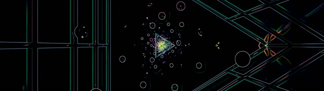 Neontunnel Sirkler 32:9 Super Ultrawide 60fps Skjermsparer VJ Loop