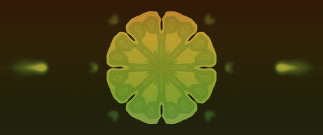 Neontunnel Fraktal Mandala Blomstring VJ Loop 2.39:1 Cinemascope 60fps Skjermsparer