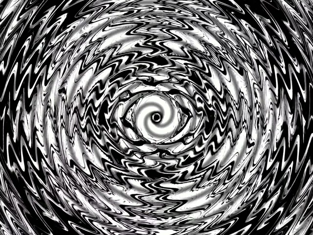 Vj loop Neon Tunnel Svart Hvit Virvle Virvel 4:3 Klassisk 60fps Skjermsparer