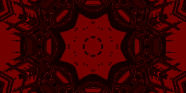 Neontunnel Rød Heksagon Virvel VJ Loop 2:1 Univisium 60fps Skjermbeskytter