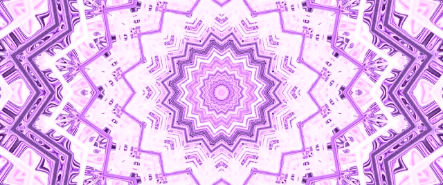 Fioletowy Neonowy Tunel Kalejdoskop Wygaszacz 2.39:1 Cinemascope 60fps VJ Loop