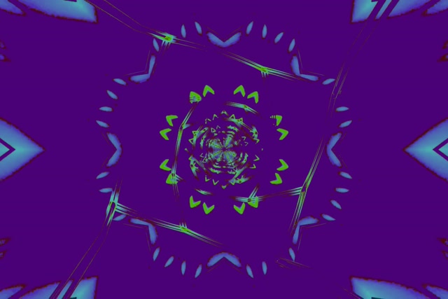 Tunel Neonowy Gwiazda Kalejdoskop 3:2 Surface 60fps VJ Loop wygaszacz ekranu