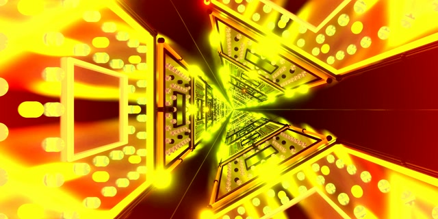 Neon Tunnel PCB Obwód VJ Loop 2:1 Univisium 60fps Wygaszacz Ekranu