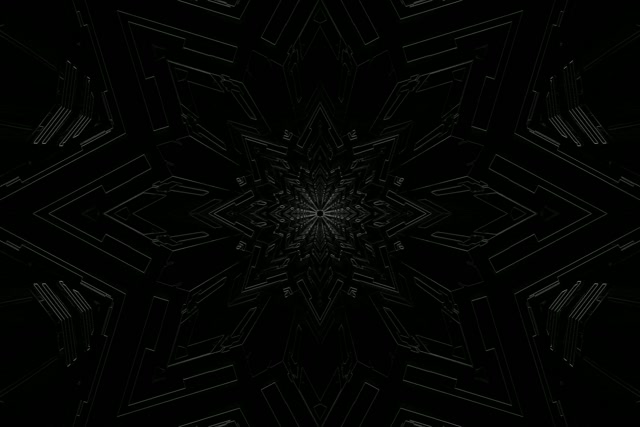 Neonowy Tunel Ciemny Fraktal Gwiazda Vj Loop 3:2 Surface 60fps Wygaszacz Ekranu