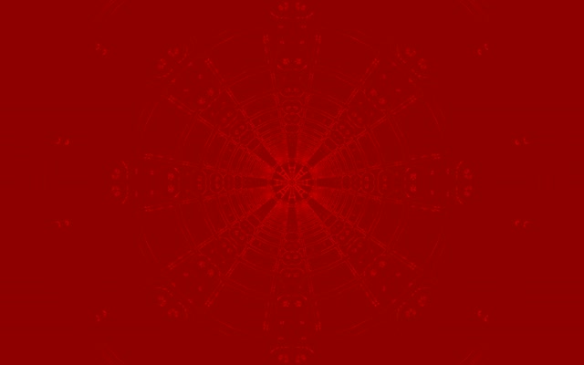 Czerwona Mandala Tunel Neonowy VJ Loop 60fps 16:10 MacBook Wygaszacz