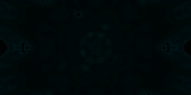 Neon Tunnel Teal Organic Blob Kaleidoscope VJ Loop 2:1 Univisium 60fps Screensaver