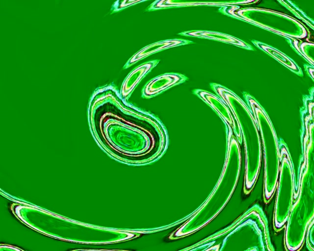 Neon Tunel Zielona Spirala Wir VJLoops 5:4 Industrial 60fps Wygaszacz