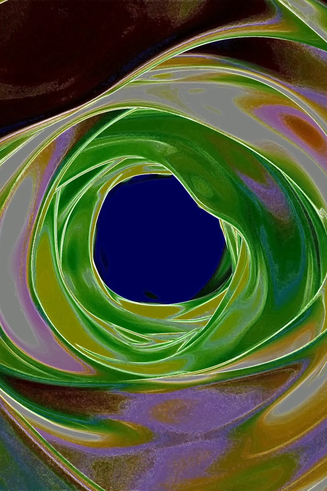 2:3 Neonowy Tunel Zielony Niebieski Wir Tło Ruchu Wygaszacz Ekranu Windows 10 VJ Loop 60fps