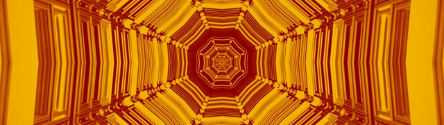 Neonowy Tunel Ośmiokąt Wir 32:9 Super Ultrawide 60fps Wygaszacz VJ Loop