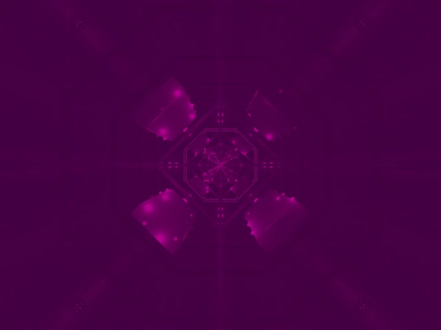 Magenta Neon Tunel Wygaszacz 4:3 Klasyczny 60fps VJ Loop PC Laptop