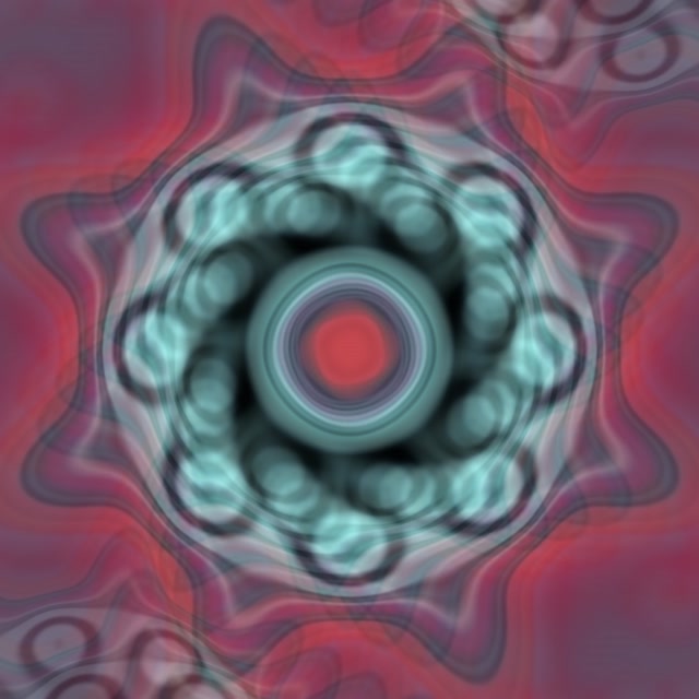 Pulsating Cyan Hexagon Neon Tunnel | 1:1 Square 60fps VJ Loop Screensaver