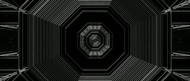 Neonowy Tunel Ośmiokąt Wir VJ Loop 21:9 Ultraszeroki 60fps Wygaszacz Ekranu