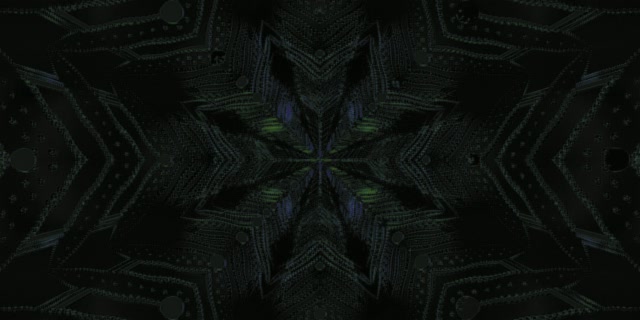 Neon Tunnel Kaleidoscope Star Burst 2:1 Univisium 60fps VJ Loop Screensaver