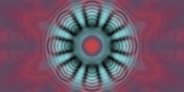 Pulsating Neon Tunnel Vortex 2:1 Univisium 60fps VJ Loop Screensaver