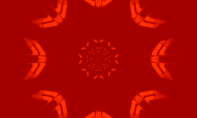 Czerwony Neonowy Tunel Kalejdoskop Wygaszacz 5:3 Wide 60fps VJ Loop PC