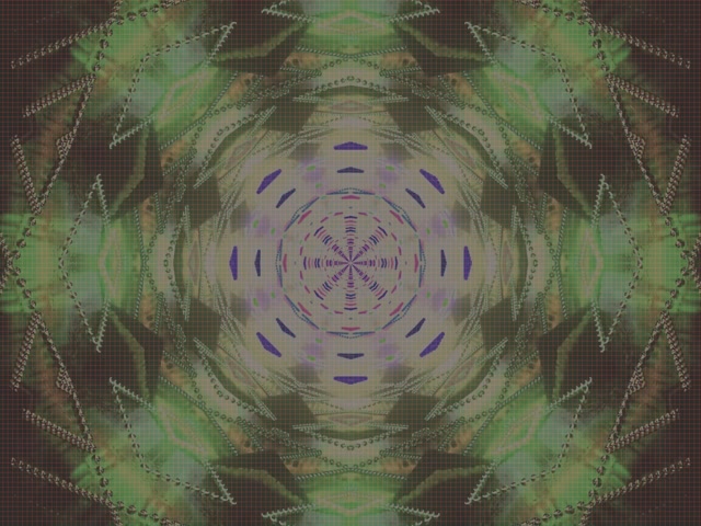 Tunel Neonowy Mandala VJ Loop 4:3 Klasyczny 60fps Wygaszacz