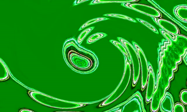 Neon Tunel Zielona Spirala Rybie Oko 5:3 wide 60fps Wygaszacz VJLoops