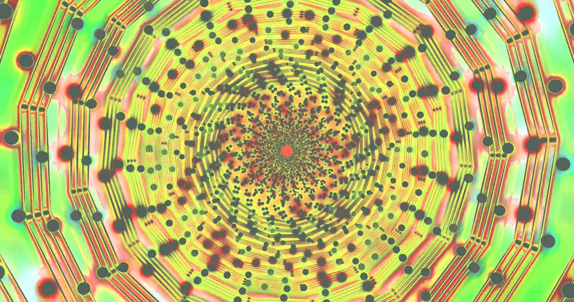 Túnel Neon Protetor de Tela 4K UHD 60fps VJ Loop PC Laptop