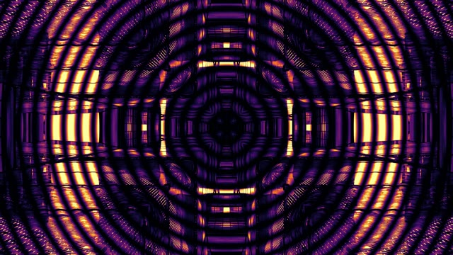 Túnel Roxo Abstrato VJLoops - Fundo Movimento Neon Geométrico