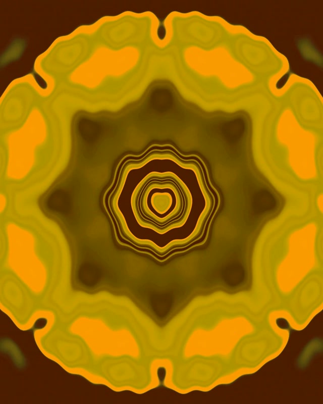 Túnel Neon Caleidoscópio Estrela Âmbar VJ Loop 4:5 Instagram 60fps Protetor de Tela