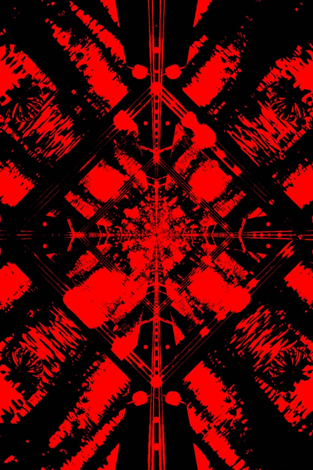 Túnel Neon Vermelho Preto Screensaver 60fps 2:3 Photo Portrait VJ Loop PC