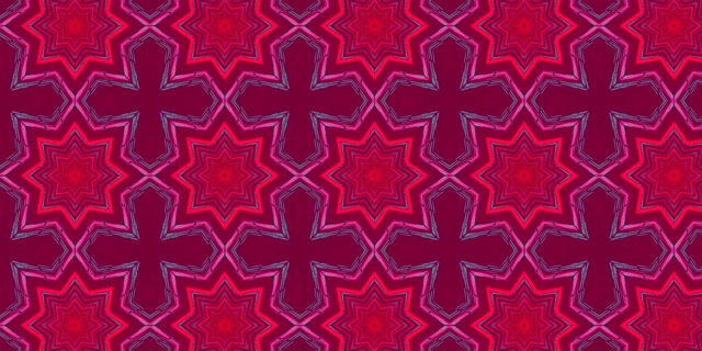 Túnel Neon Estrela Caleidoscópio Magenta VJLoops 2:1 Univisium 60fps Protetor de Tela