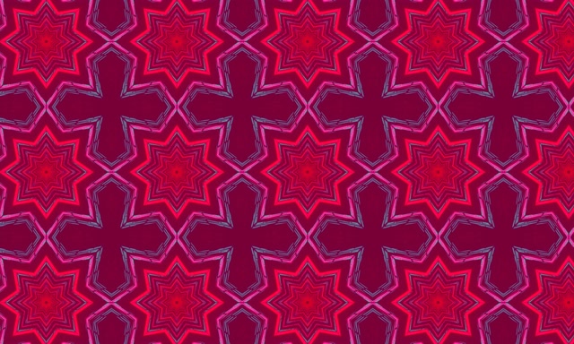 Túnel Neon Estrela Caleidoscópio 5:3 Wide 60fps Protetor de Tela VJ Loop