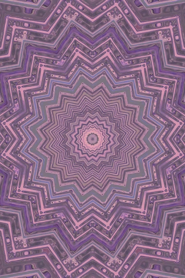 Túnel Neon Roxo Estrela Caleidoscópio Vj Loop 2:3 Photo Portrait 60fps Protetor de Tela