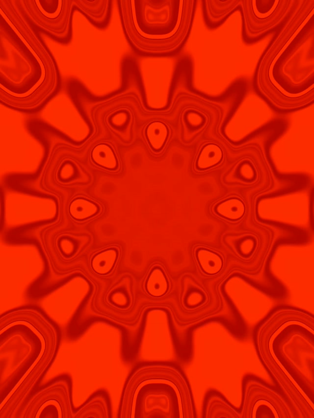 Túnel Neon Vermelho Explosão Radial Blob VJ Loop 3:4 iPad Portrait 60fps Protetor de Tela