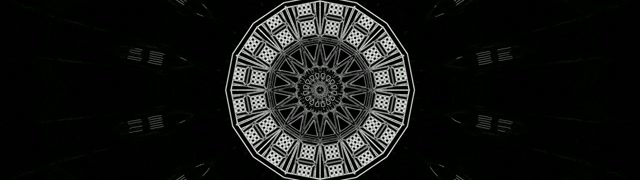 Túnel Neon Mandala Gótica VJLoops 32:9 Super Ultrawide 60fps Protetor de Tela