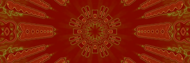 Túnel Neon Caleidoscópio Explosão Vj Loop 3:1 Triple Wide 60fps Protetor de Tela