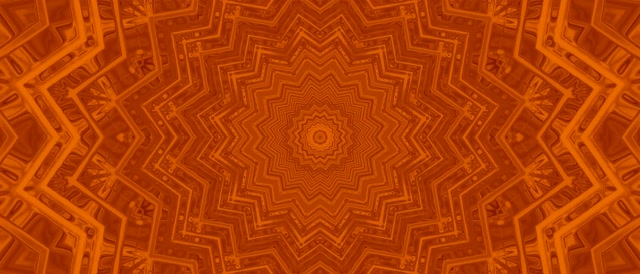 Túnel Neon Laranja Estrela Caleidoscópio Vj Loop 21:9 Ultrawide 60fps Proteção de Tela