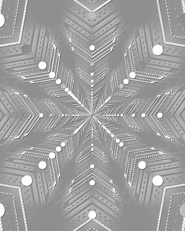 Túnel Neon Floco de Neve Fractal Prata 60fps 4:5 Instagram Screensaver PC Vj Loop