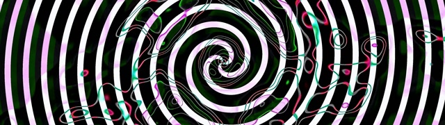 Túnel Neon Espiral Vórtice VJLoops 32:9 Super Ultrawide 60fps Proteção de Tela
