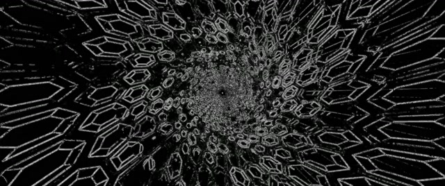 Túnel Neon Cristal Protetor de Tela 60fps 2.39:1 Cinemascope VJ Loop PC Laptop