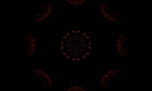 Vj loop Floco de Neve Vermelho Caleidoscópio Túnel Neon 5:3 wide 60fps Proteção de Tela