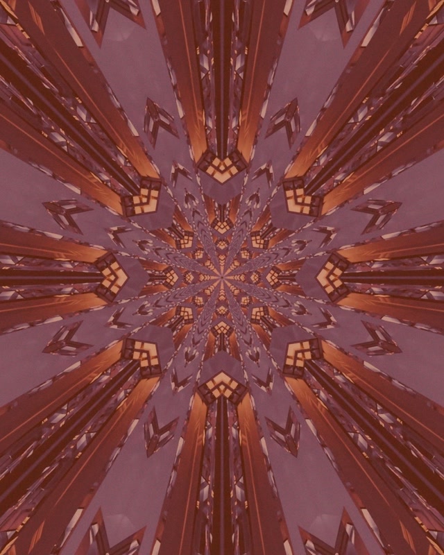 Neon Tunnel Kaleidoscope Vortex | 4:5 Instagram 60fps Screensaver