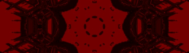 Túnel Neon Anel Hexágono Vermelho VJ Loop 32:9 Super Ultralargo 60fps Protetor de Tela