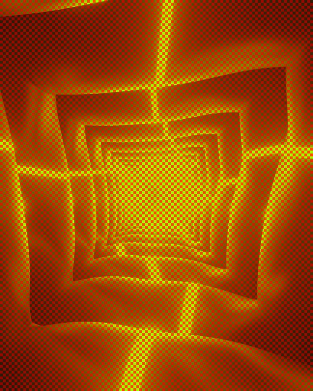 Túnel Neon Vórtice Xadrez Vj Loop 4:5 Instagram 60fps Proteção de Tela