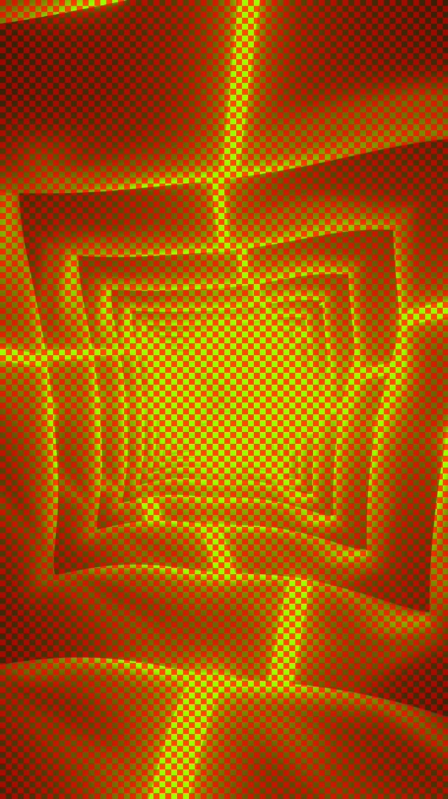 Túnel Neon Vermelho Amarelo Screensaver 60fps 9:16 Reels VJ Loop PC Laptop