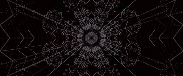 Fractal Caleidoscópio Túnel Neon 2.39:1 Cinemascope 60fps Protetor de Tela Vj Loop