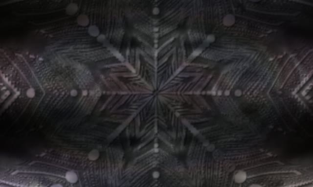 Neon Tunnel Geometric Star Pattern VJ Loop 5:3 Wide 60fps Screensaver