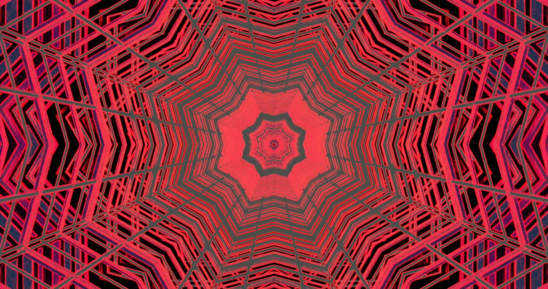 Túnel Neon Vermelho Protetor de Tela 4K UHD 60fps VJ Loop