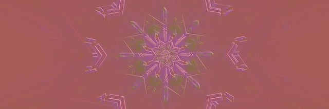 Túnel Neon Rosa Floco de Neve 3:1 Triple Wide 60fps Protetor de Tela VJ Loop