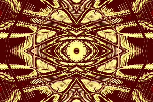 Túnel Neon Dourado Vermelho Screensaver 3:2 Surface 60fps VJ Loop