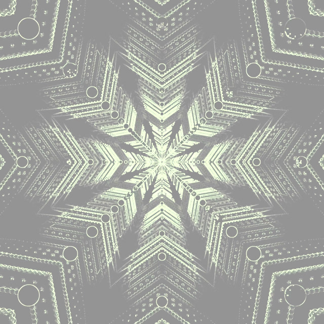 Túnel Neon Floco de Neve Protetor de Tela 1:1 Quadrado 60fps VJ Loop Estrela Prata