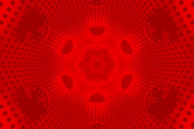 Túnel Neon Hexágono Vermelho VJ Loop 3:2 Surface 60fps Proteção de Tela