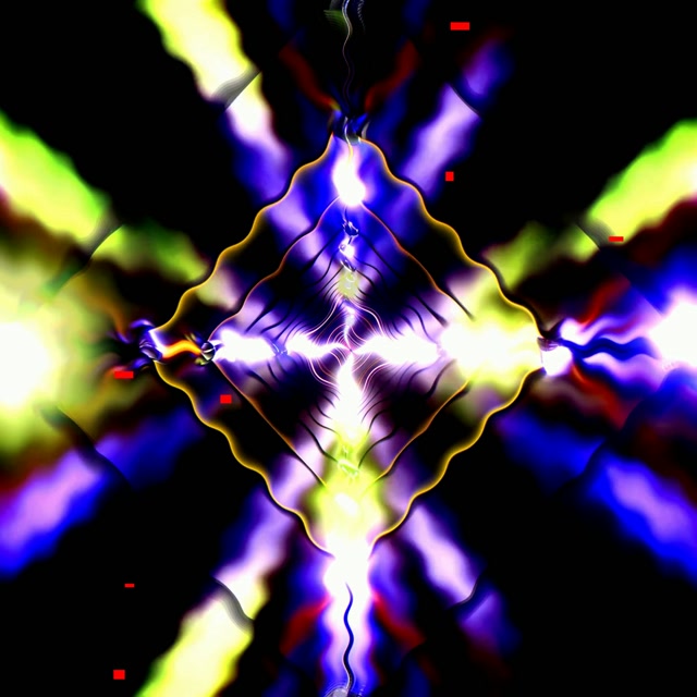 Tunel Neon Mov Albastru Screensaver 60fps 1:1 Pătrat VJLoops