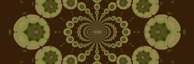 Tunel Neon Mandala Caleidoscop 3:1 Triple Wide 60fps Screensaver Vj Loop