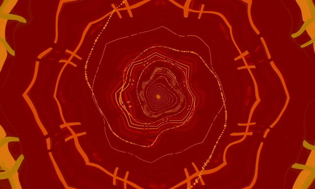 Tunel Neon Vortex Decagon VJ Loop 60fps 5:3 Wide Screensaver